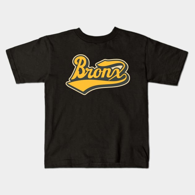 ew York Bronx - New York Bronx Schriftzug - Bronx Logo Kids T-Shirt by Boogosh